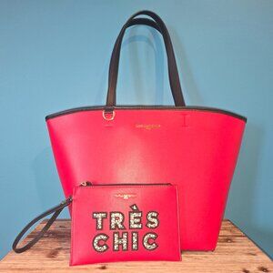 Karl Lagerfeld - Tote - Red/Black